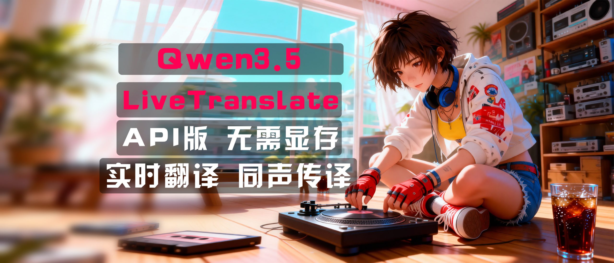 Qwen LiveTranslate 实时翻译  同声传译  一键整合包-魔王AI社区